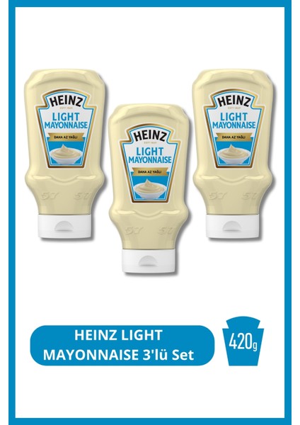 Heınz Lıght Mayonnaıse 420G 3'lü Set