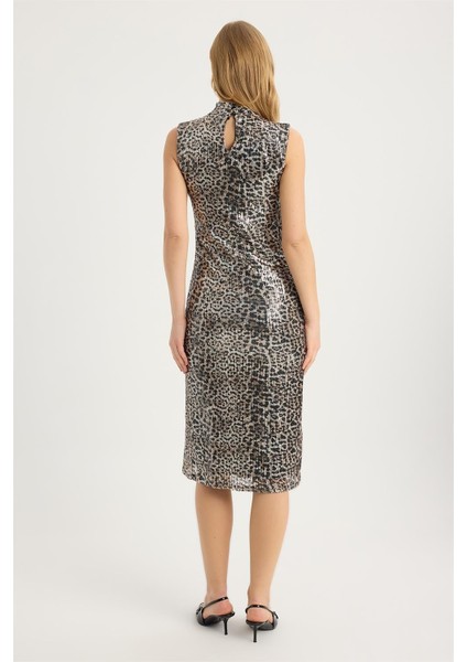 Leopar Desenli Elbise indirimleri