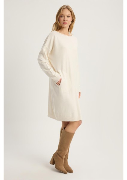 Triko Geniş Kesim Elbise modelleri