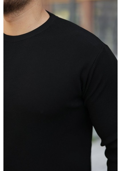 Erkek Selanik Örme Bisiklet Yaka Triko modelleri