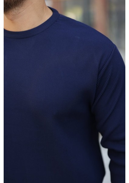 Erkek Selanik Örme Bisiklet Yaka Triko modelleri