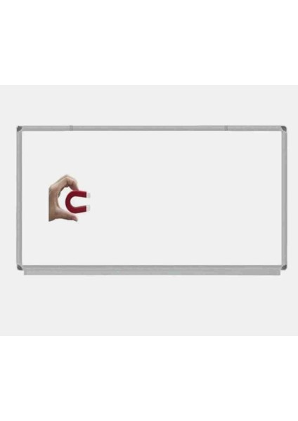 Interpano 60X90 YAZI Tahtası Manyetik Yüzey Duvara Monte Alüminyum Çerçeveli