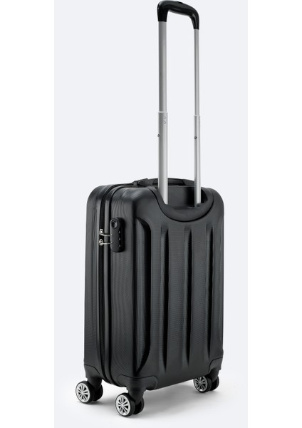 Erkek Siyah Kilitlenebilir Küçük Boy Bavul B008111