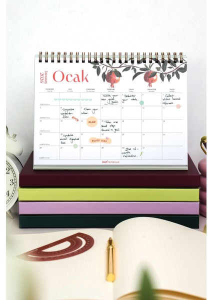 2026 Masaüstü Planlayıcı Takvim modelleri