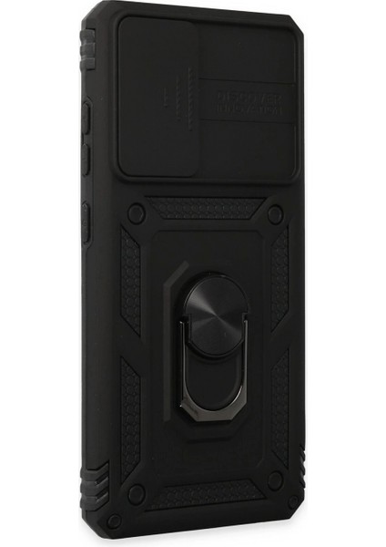 Samsung Galaxy A72 Kılıf Pars Lens Yüzüklü Silikon - Siyah fiyatları