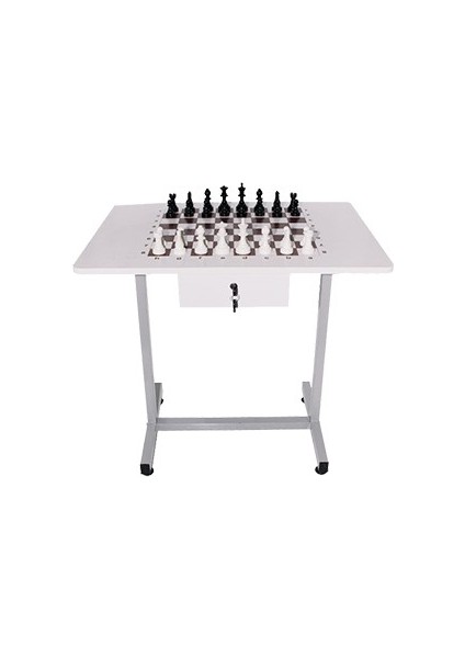 Satranç Masası Komple Metal Ayaklı 60X80 cm