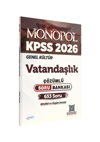 2026 Kpss Vatandaşlık Çözümlü Soru Bankası