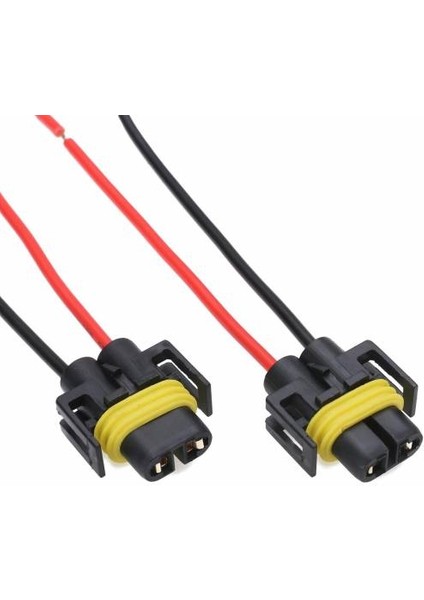 H8 H9 H11 Ampul Soketi (2 Adet) Kablolu 1.kalite