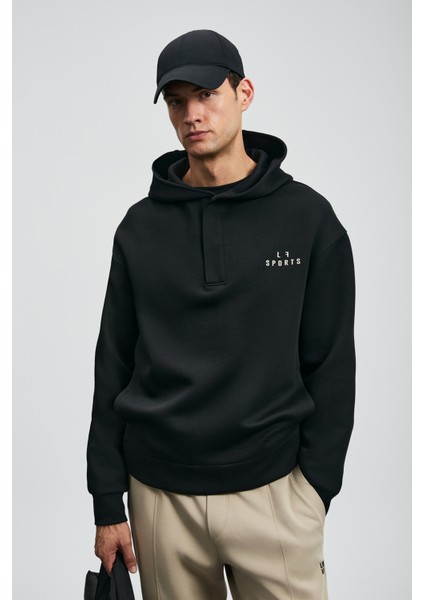 Road Erkek Sweatshirt Siyah