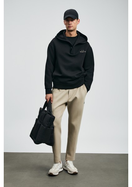 Road Erkek Sweatshirt Siyah modelleri