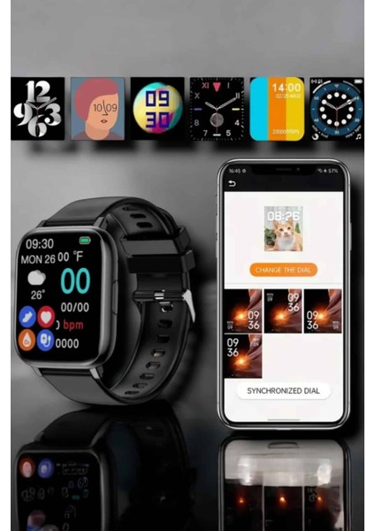 Suya Dayanıklı Bluetooth Akıllı Saat Gps, Adımsayar, Nabız & Sağlık Takibi modelleri