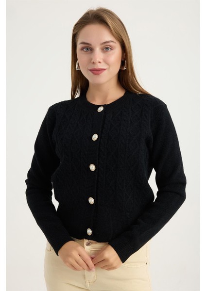 Inci Düğmeli Hırka