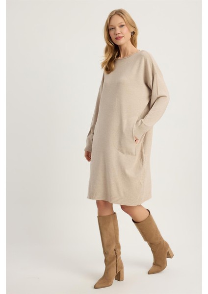 Triko Geniş Kesim Elbise fiyatları