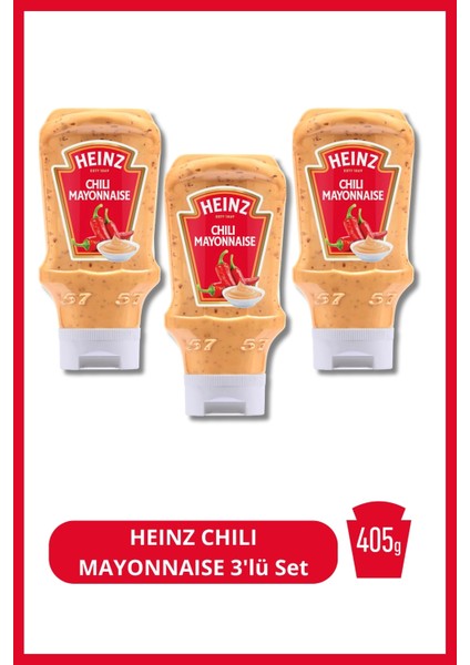 Heınz Chılı Mayonnaıse 405G 3'lü Set