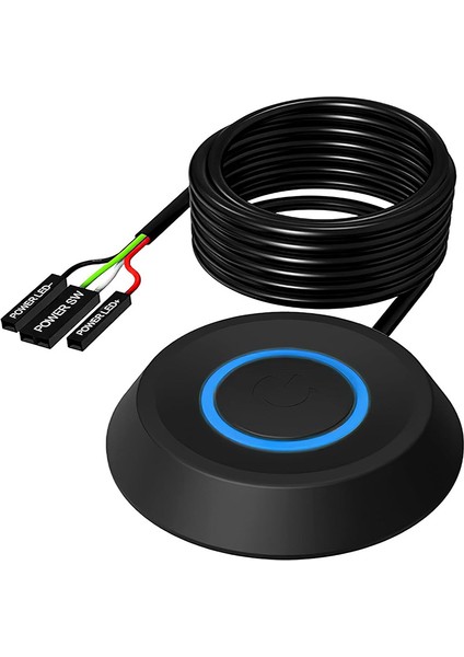 Power Tuşu-Açma Kapatma Düğmesi-Masaüstü Bilgisayarlar Için Uzatma Kablosuyla Harici Güç Düğmesi