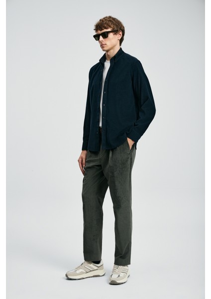 Drew Erkek Basic Gömlek Regular Fit Lacivert modelleri