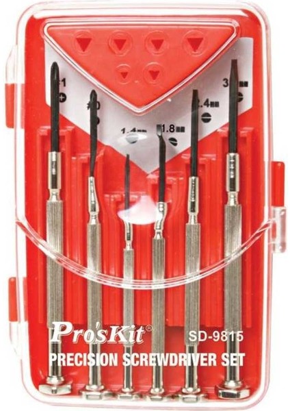 SD-9815 6 Parça Hassas Tornavida Seti