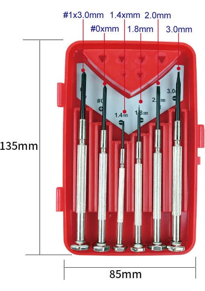 SD-9815 6 Parça Hassas Tornavida Seti modelleri