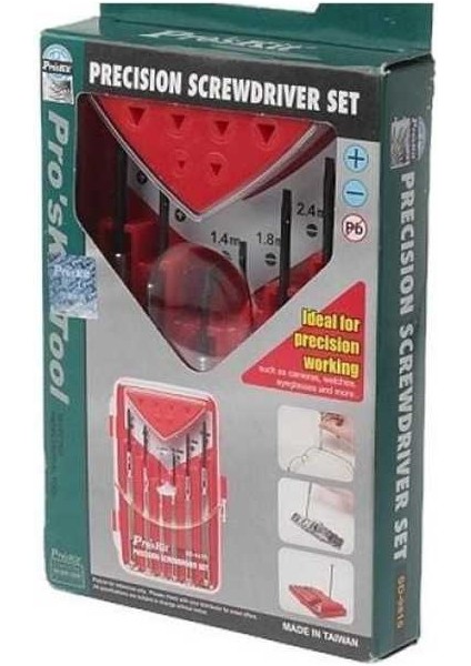 SD-9815 6 Parça Hassas Tornavida Seti