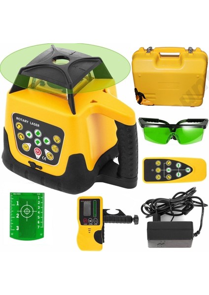 FRE203 Yatay-Düşey Otomatik Yeşil Rotasyon Lazer Nivo (Trıpod ve Mira Hariçtir)