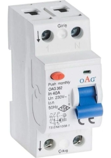 2X40A 300MAKAÇAK Akım Rölesi