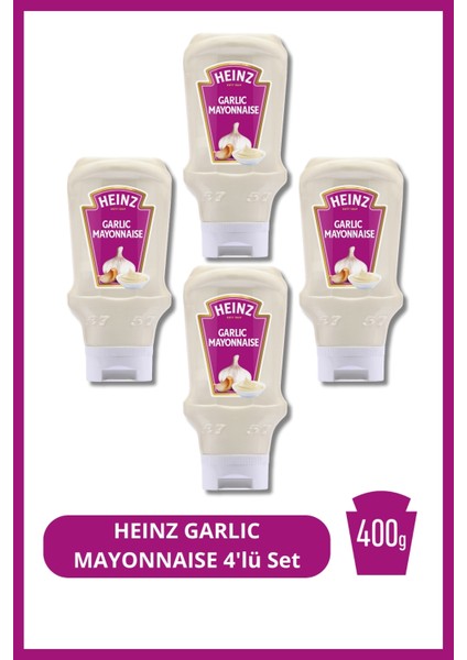 Heınz Garlıc Mayonnaıse 400G 4'lü Set