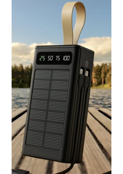 P37 30000 mAh Güneş Enerjili Powerbank, Hızlı Şarj, Çift USB Çıkışlı, Suya ve Darbelere Dayanıklı Taşınabilir Şarj Cihazı fiyatları