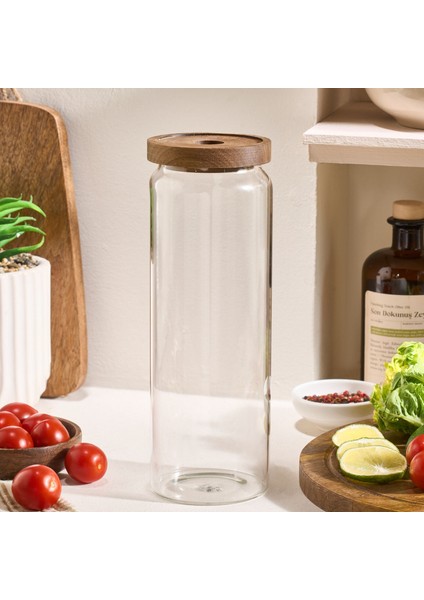 Mova Akasya Saklama Kabı 1350 ml