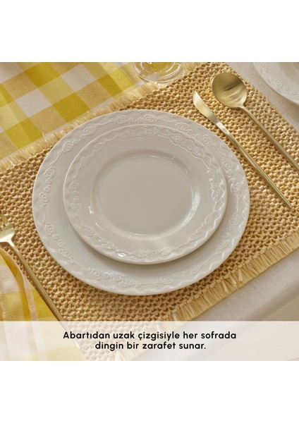 Forever Bone Nate 24 Parça 6 Kişilik Yemek Takımı fırsatları