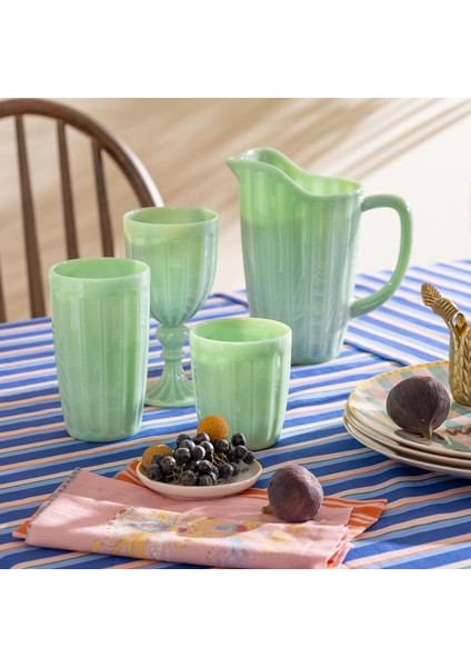 Henan Cam Sürahi 1000 ml Yeşil