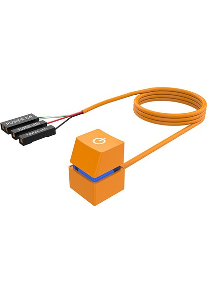 Power Tuşu-Açma Kapatma Düğmesi-Masaüstü Bilgisayarlar Için Uzatma Kablosuyla Harici Güç Düğmesi