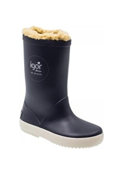 SPLASH NAUTICO BORREGUITO Lacivert Erkek Çocuk Yağmur Çizmesi Yumuşak İç Astar ile Konforlu