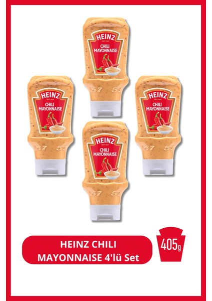 Heınz Chılı Mayonnaıse 405G 4'lü Set