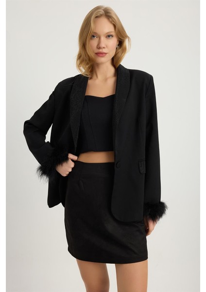 Dantel Şeritli Etek