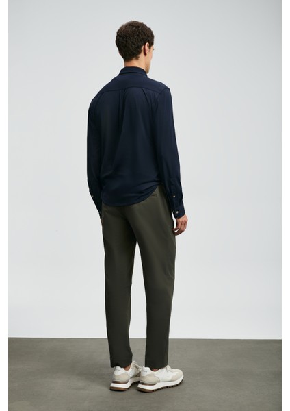 Carl Erkek Basic Gömlek Regular Fit Siyah