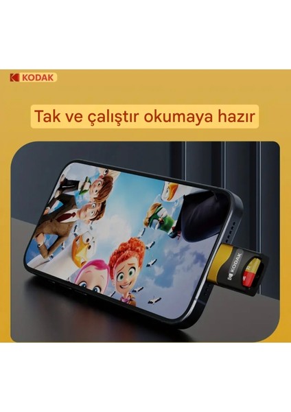 Kart Okuyucu Type-C Giriş Ce Lisanslı Mikro Sd/tf Hafıza Kartı Kart Okuyucu Telefon Dizüstü Bilgisayar Laptop Tak Çalıştır Yüksek Hızlı Kart Okuyucu