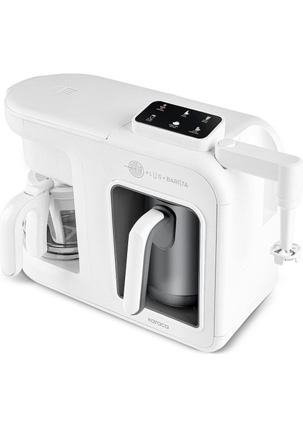 Hatır Plus Barista 6 In 1 Latte Cappuccino ve Közde Türk Kahve Makinesi Matte White fırsatları