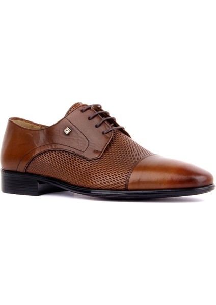 Bağcıklı Taba Deri Erkek Klasik Ayakkabı 9081 45