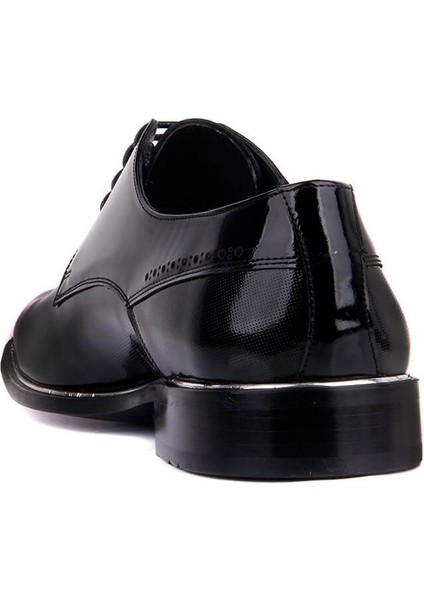 Bağcıklı Siyah Rugan Erkek Klasik Ayakkabı 8035 843 430 fırsatları