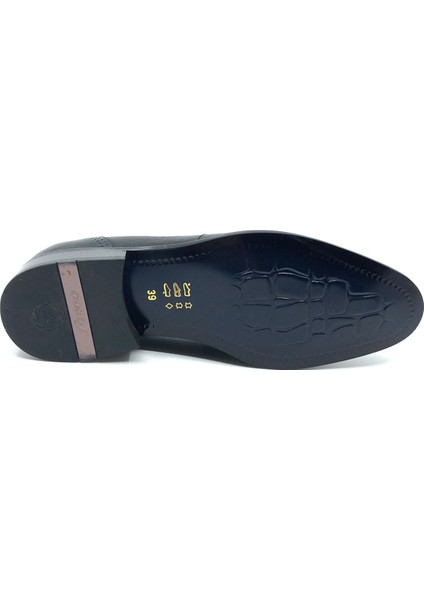 Siyah Hakiki Deri Erkek Ayakkabı 1123 114 903 fırsatları