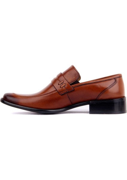 Bağcıksız Taba Deri Erkek Klasik Ayakkabı 1390 875 860 modelleri