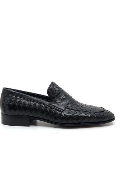 Özel Örgülü Klasik Erkek Ayakkabı 2090 795 Siyah fiyatları