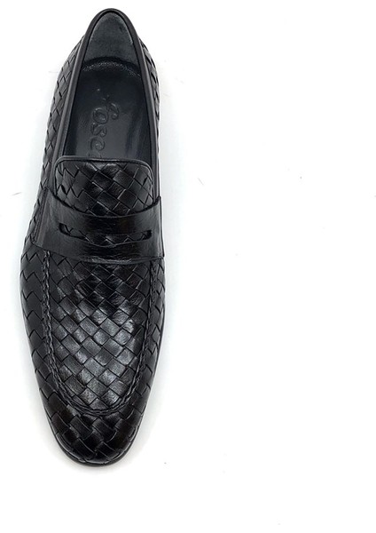 Özel Örgülü Klasik Erkek Ayakkabı 2090 795 Siyah modelleri