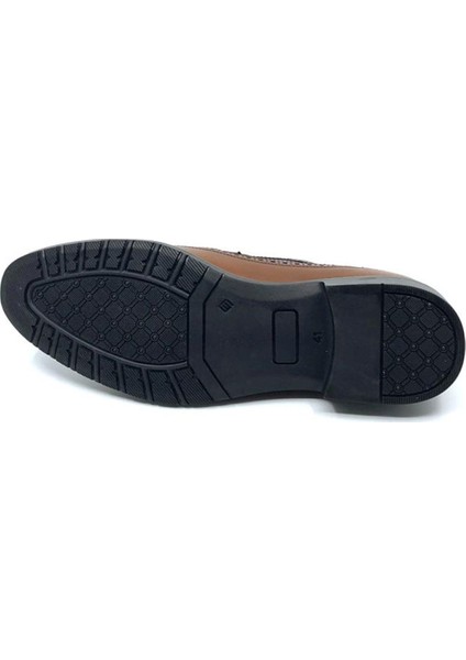 Bağcıklı Taba Hakiki Deri Kauçuk Taban Erkek Klasik Ayakkabı 8582 45 fırsatları