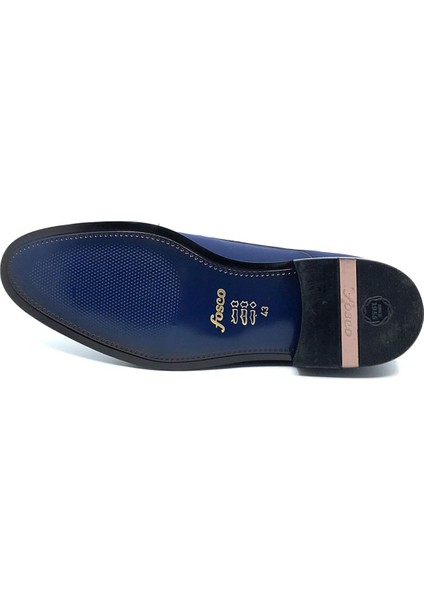 Lacivert Saten Erkek Ayakkabı 8026 848 514 fırsatları