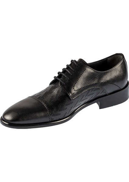 Siyah Hakiki Deri Klasik Erkek Ayakkabı 9593 114 modelleri