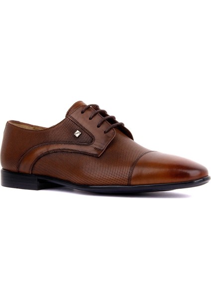 Bağcıklı Taba Deri Erkek Klasik Ayakkabı 9103 45