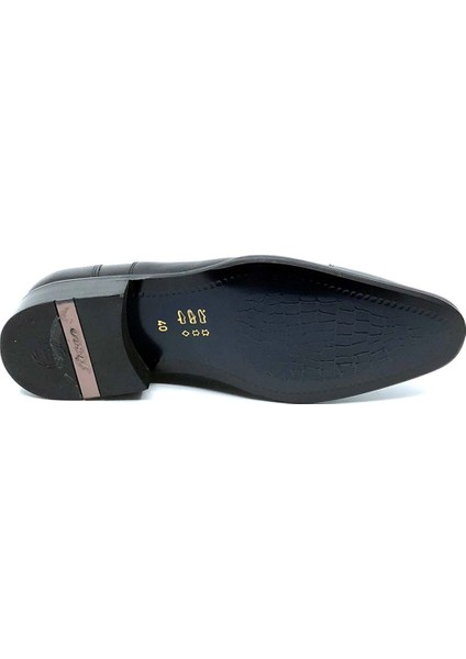Siyah Deri Klasik Erkek Ayakkabı 1107 114 fırsatları