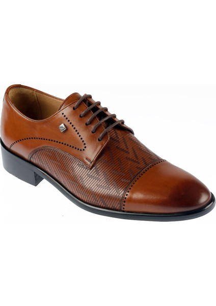 Bağcıklı Taba Hakiki Deri Erkek Klasik Ayakkabı 9593 875