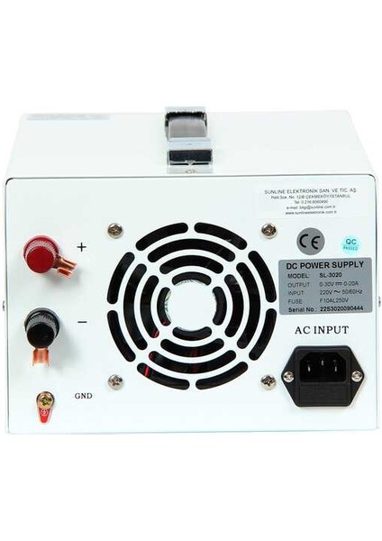 Sl 30-20S Ayarlanabilir Güç Kaynağı - 30V 20A